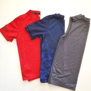 3 Boys athletic, size 7-8 tees, (one sleeveless.)